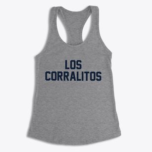 Los Corralitos Texas Classic Block Women's Racerback Tank