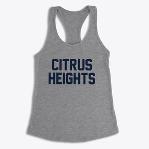 Citrus Heights California Classic Block Women's Racerback Tank