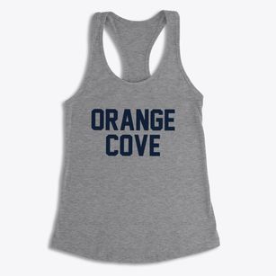 Orange Cove California Classic Block Women's Racerback Tank