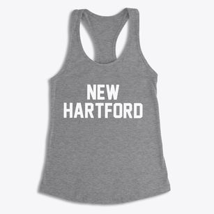New Hartford Connecticut Classic Block Women's Racerback Tank