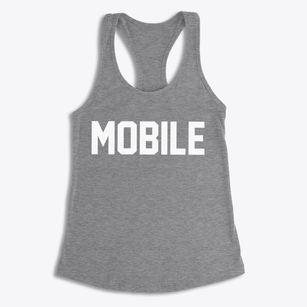 Mobile Alabama Classic Block Women's Racerback Tank