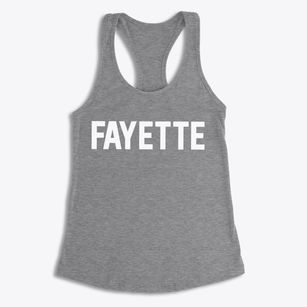 Fayette New York Classic Block Women's Racerback Tank