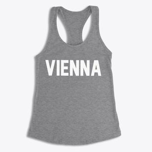 Vienna Georgia Classic Block Women's Racerback Tank