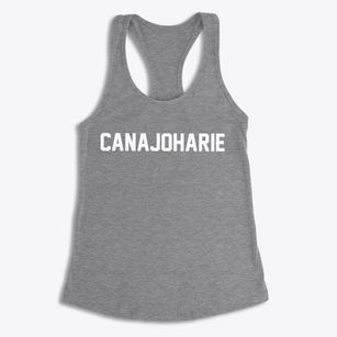 Canajoharie New York Classic Block Women's Racerback Tank