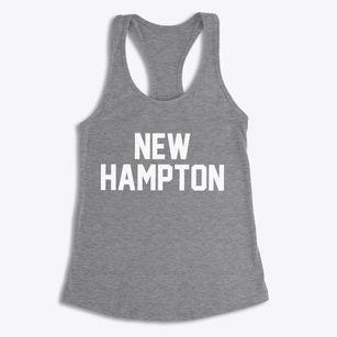 New Hampton Iowa Classic Block Women's Racerback Tank