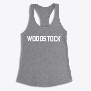 Woodstock Vermont Classic Block Women's Racerback Tank