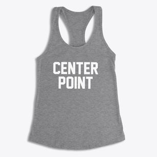 Center Point Iowa Classic Block Women's Racerback Tank