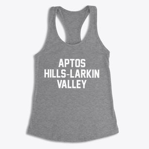 Aptos Hills-larkin Valley California Classic Block Women's Racerback Tank
