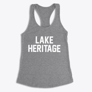 Lake Heritage Pennsylvania Classic Block Women's Racerback Tank