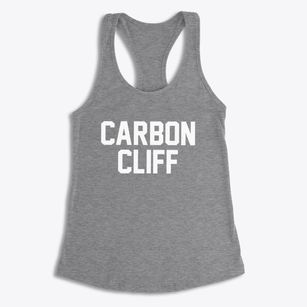 Carbon Cliff Illinois Classic Block Women's Racerback Tank