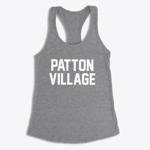 Patton Village Texas Classic Block Women's Racerback Tank