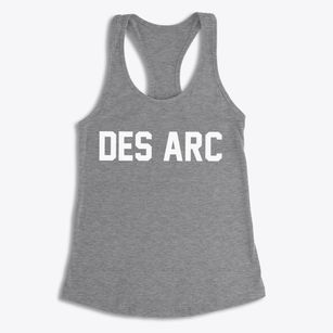 Des Arc Arkansas Classic Block Women's Racerback Tank