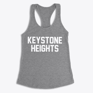 Keystone Heights Florida Classic Block Women's Racerback Tank