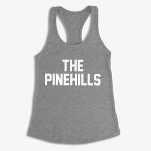 The Pinehills Massachusetts Classic Block Women's Racerback Tank