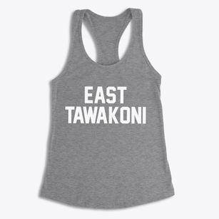East Tawakoni Texas Classic Block Women's Racerback Tank