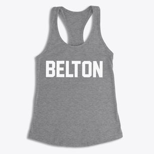 Belton Texas Classic Block Women's Racerback Tank