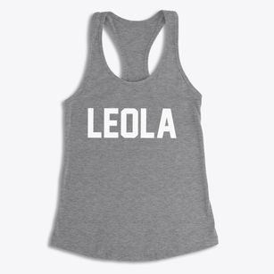 Leola South Dakota Classic Block Women's Racerback Tank