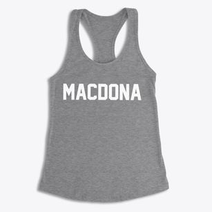 Macdona Texas Classic Block Women's Racerback Tank