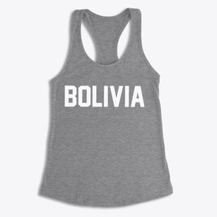 Bolivia North Carolina Classic Block Women's Racerback Tank