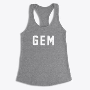 Gem Kansas Classic Block Women's Racerback Tank