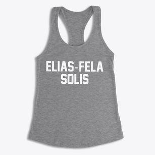 Elias-fela Solis Texas Classic Block Women's Racerback Tank