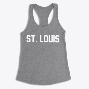 St. Louis Missouri Classic Block Women's Racerback Tank