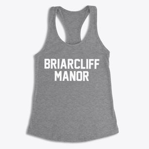 Briarcliff Manor New York Classic Block Women's Racerback Tank