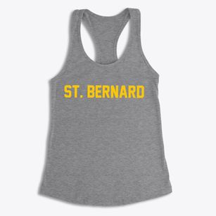 St. Bernard Ohio Classic Block Women's Racerback Tank