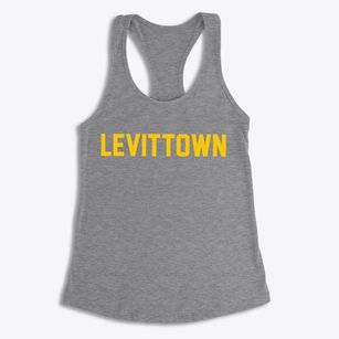 Levittown New York Classic Block Women's Racerback Tank