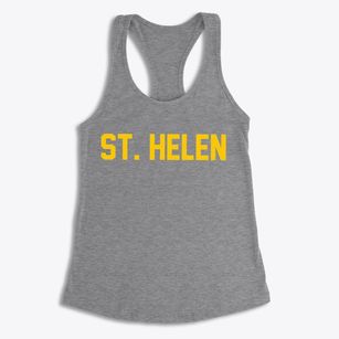 St. Helen Michigan Classic Block Women's Racerback Tank
