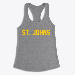 St. Johns Michigan Classic Block Women's Racerback Tank