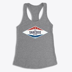 Sarcoxie Missouri Diamond Star Women's Racerback Tank