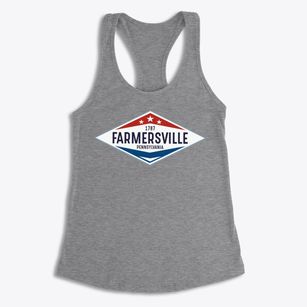 Farmersville Pennsylvania Diamond Star Women's Racerback Tank