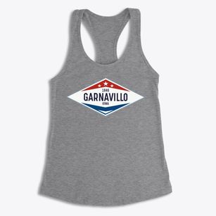 Garnavillo Iowa Diamond Star Women's Racerback Tank
