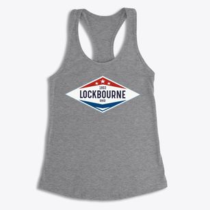 Lockbourne Ohio Diamond Star Women's Racerback Tank