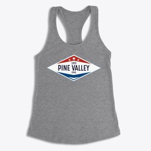 Pine Valley Utah Diamond Star Women's Racerback Tank