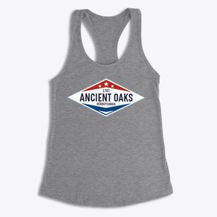 Ancient Oaks Pennsylvania Diamond Star Women's Racerback Tank