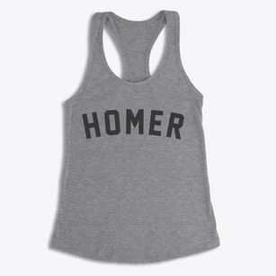 Homer Alaska Classic Curve Women's Racerback Tank