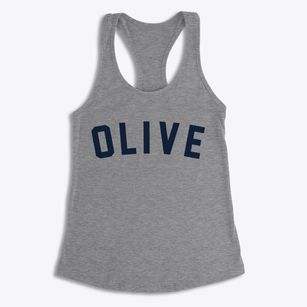 Olive New York Classic Curve Women's Racerback Tank
