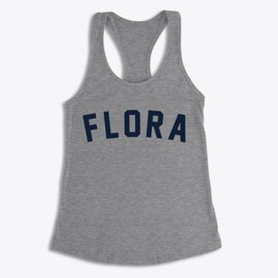 Flora Indiana Classic Curve Women's Racerback Tank