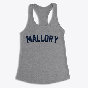 Mallory West Virginia Classic Curve Women's Racerback Tank