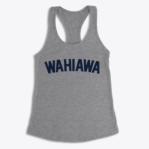 Wahiawa Hawaii Classic Curve Women's Racerback Tank