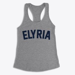 Elyria Nebraska Classic Curve Women's Racerback Tank