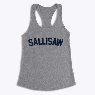 Sallisaw Oklahoma Classic Curve Women's Racerback Tank