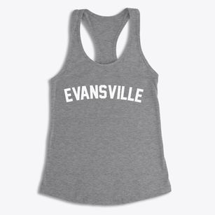 Evansville Wisconsin Classic Curve Women's Racerback Tank