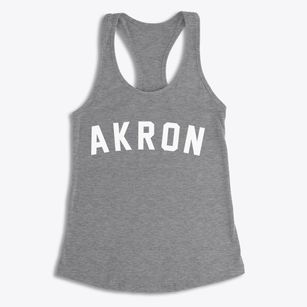 Akron Pennsylvania Classic Curve Women's Racerback Tank