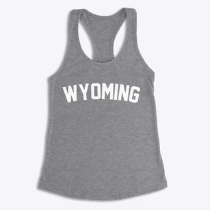 Wyoming New York Classic Curve Women's Racerback Tank