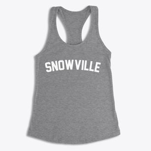 Snowville Utah Classic Curve Women's Racerback Tank