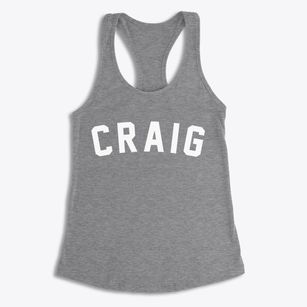 Craig Montana Classic Curve Women's Racerback Tank