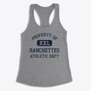 Ranchettes Wyoming Athletic Dept Women's Racerback Tank